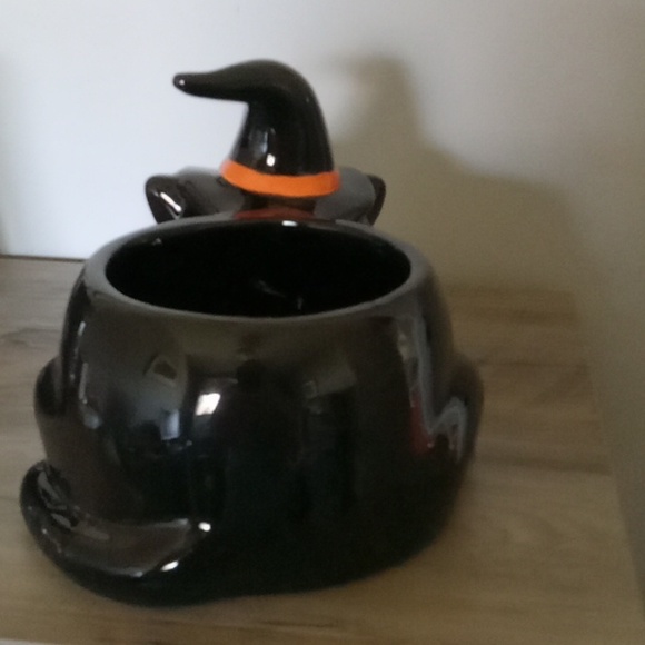 Halloween Black Cat Candy Dish/ Planter 🐈‍⬛🐈‍⬛🐈‍⬛🐈‍⬛ - Picture 4 of 6